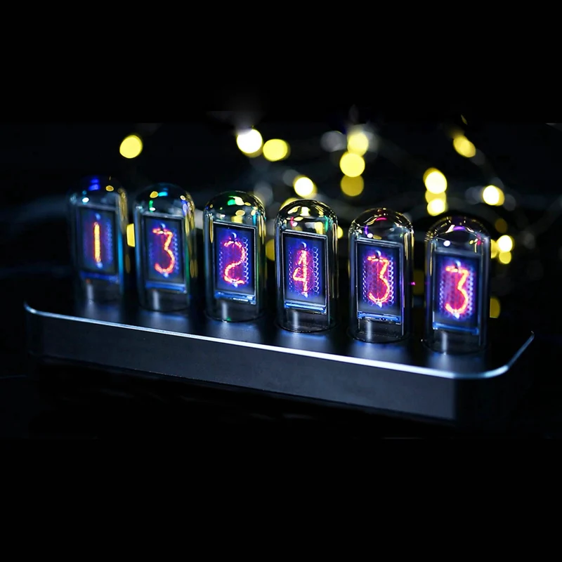 Luxury DIY Tube Clock Nixie IPs RGB Digital Desk Clocks Table Electronic Desktop Clock 6 Bit LCD Time Photo Display Watches Gift
Luxury DIY Tube Clock Nixie IPs RGB Digital Desk Clocks Table Electronic Desktop Clock 6 Bit LCD Time Photo Display Watches Gift