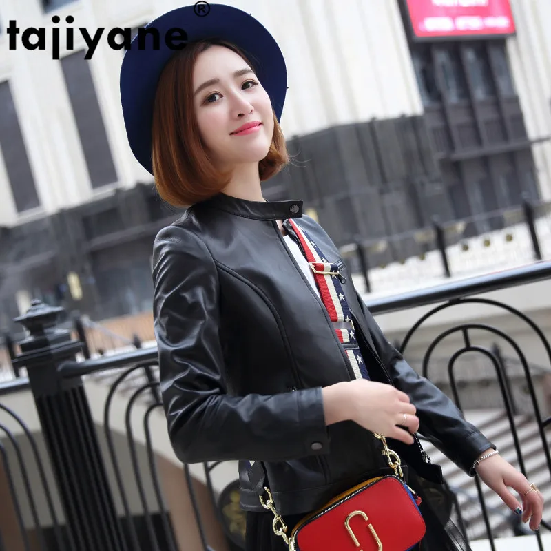 Tajiyane Women's Leather Jacket Sheepskin Coat Real Genuine Leather Jacket Women Coat Female 2021 Short Colothes 1666 WPY451
Tajiyane Women's Leather Jacket Sheepskin Coat Real Genuine Leather Jacket Women Coat Female 2021 Short Colothes 1666 WPY451