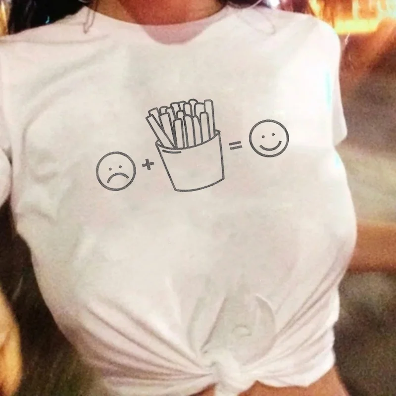 Starqueen-JBH French fries make you happy Graphic Tee Street Style 90s Fashion Cartoon Unisex Men Women Tee T-Shirt
Starqueen-JBH French fries make you happy Graphic Tee Street Style 90s Fashion Cartoon Unisex Men Women Tee T-Shirt