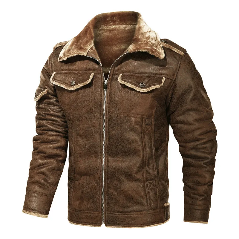 MORUANCLE Men's Fashion Faux Fur Jackets And Coats Fleece Lined Thick Warm Faux Leather Windbreaker Parkas Bomber Outerwear
MORUANCLE Men's Fashion Faux Fur Jackets And Coats Fleece Lined Thick Warm Faux Leather Windbreaker Parkas Bomber Outerwear