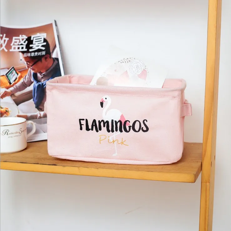 Foldable Flamingo Storage Basket Desktop Bedroom Bathroom Storage Organizer For Sundries Underwear Toy Makeup 23*16*12cm
Foldable Flamingo Storage Basket Desktop Bedroom Bathroom Storage Organizer For Sundries Underwear Toy Makeup 23*16*12cm