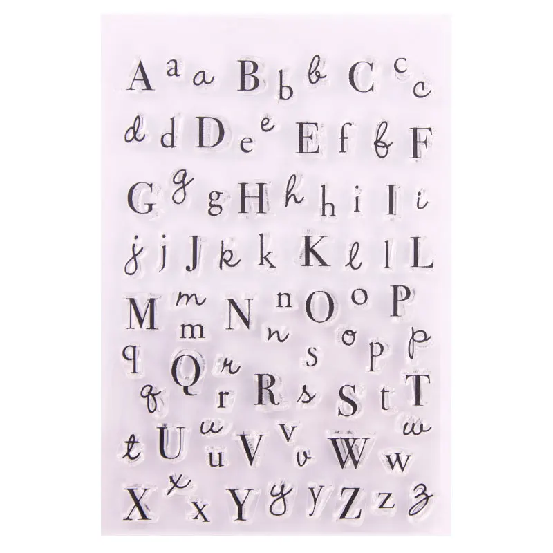 Letters Clear Stamps Seals for DIY Scrapbooking Card Making Photo Album Crafts Decorative Silicone Transparent New 2020 Stamps
Letters Clear Stamps Seals for DIY Scrapbooking Card Making Photo Album Crafts Decorative Silicone Transparent New 2020 Stamps