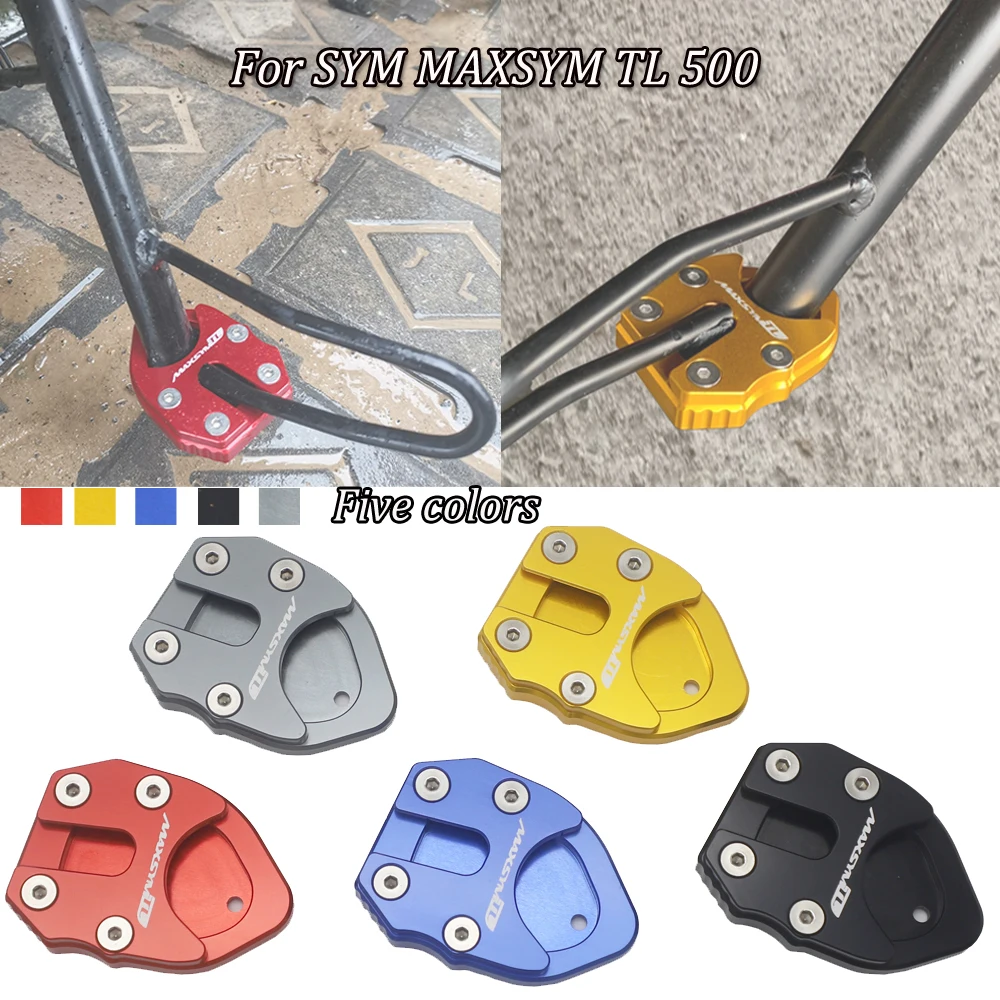 For SYM MAXSYM TL 500 Maxsym TL500 MAXSYMTL 500 2020 Motorcycle CNC Kickstand Foot Side Stand Extension Pad Support Plate
For SYM MAXSYM TL 500 Maxsym TL500 MAXSYMTL 500 2020 Motorcycle CNC Kickstand Foot Side Stand Extension Pad Support Plate