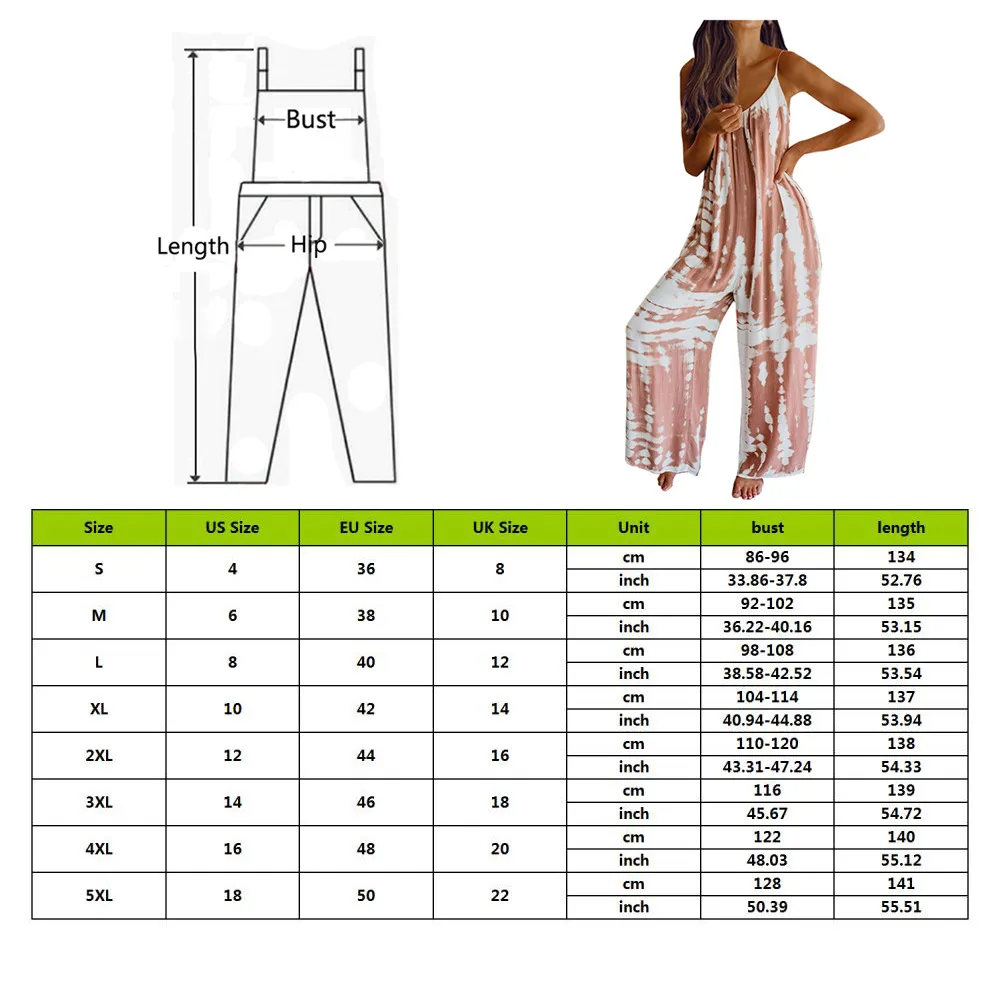 New Tie-dye Jumpsuits Women Casual Jumpsuit Loose Overalls Denim Rompers For Women 2021
New Tie-dye Jumpsuits Women Casual Jumpsuit Loose Overalls Denim Rompers For Women 2021