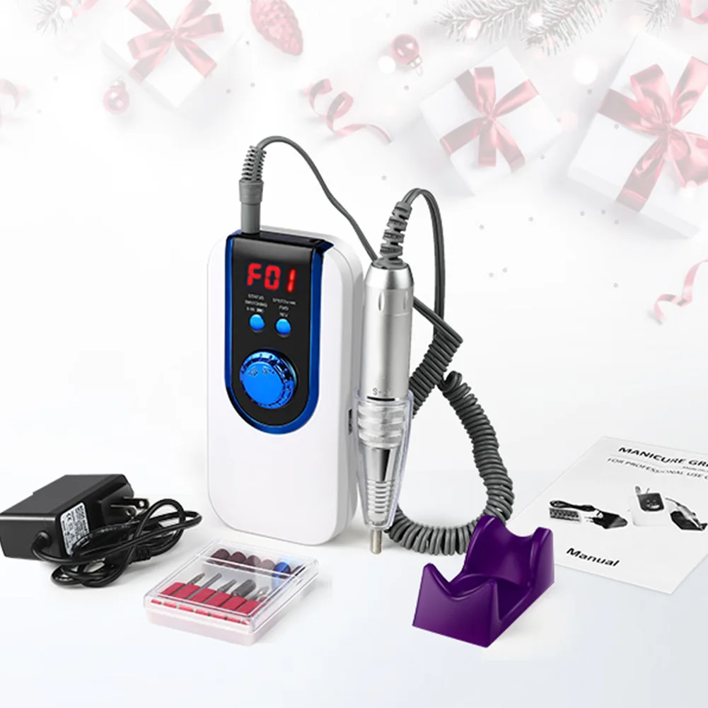 Professional Nail Drill Machine Rechargeable Electric Portable Nail Drills Kit Sets 30000RPM Speed Nail File Tool for Salon Home
Professional Nail Drill Machine Rechargeable Electric Portable Nail Drills Kit Sets 30000RPM Speed Nail File Tool for Salon Home