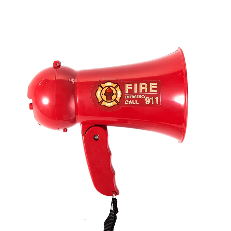 Portable Kids Megaphone Speaker Pretend Play Kids Fireman Megaphone Mini Bullhorn with Siren Sound Handheld Mic Toy
Portable Kids Megaphone Speaker Pretend Play Kids Fireman Megaphone Mini Bullhorn with Siren Sound Handheld Mic Toy