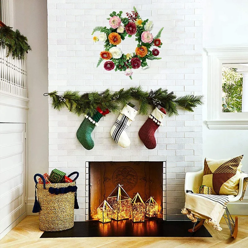 Artificial Calendula Wreath Spring Summer Garland for Front Door Wall Window Wedding Party Garden Home Decoration
Artificial Calendula Wreath Spring Summer Garland for Front Door Wall Window Wedding Party Garden Home Decoration