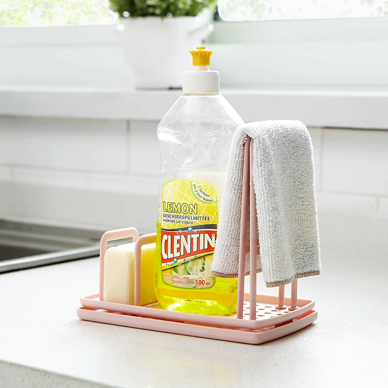 Multi-function Rack Shelf Organizer Kitchen Countertop Rag Rack Dishwashing Rag Rack Non-perforated Rack Sponge Soap Rack
Multi-function Rack Shelf Organizer Kitchen Countertop Rag Rack Dishwashing Rag Rack Non-perforated Rack Sponge Soap Rack