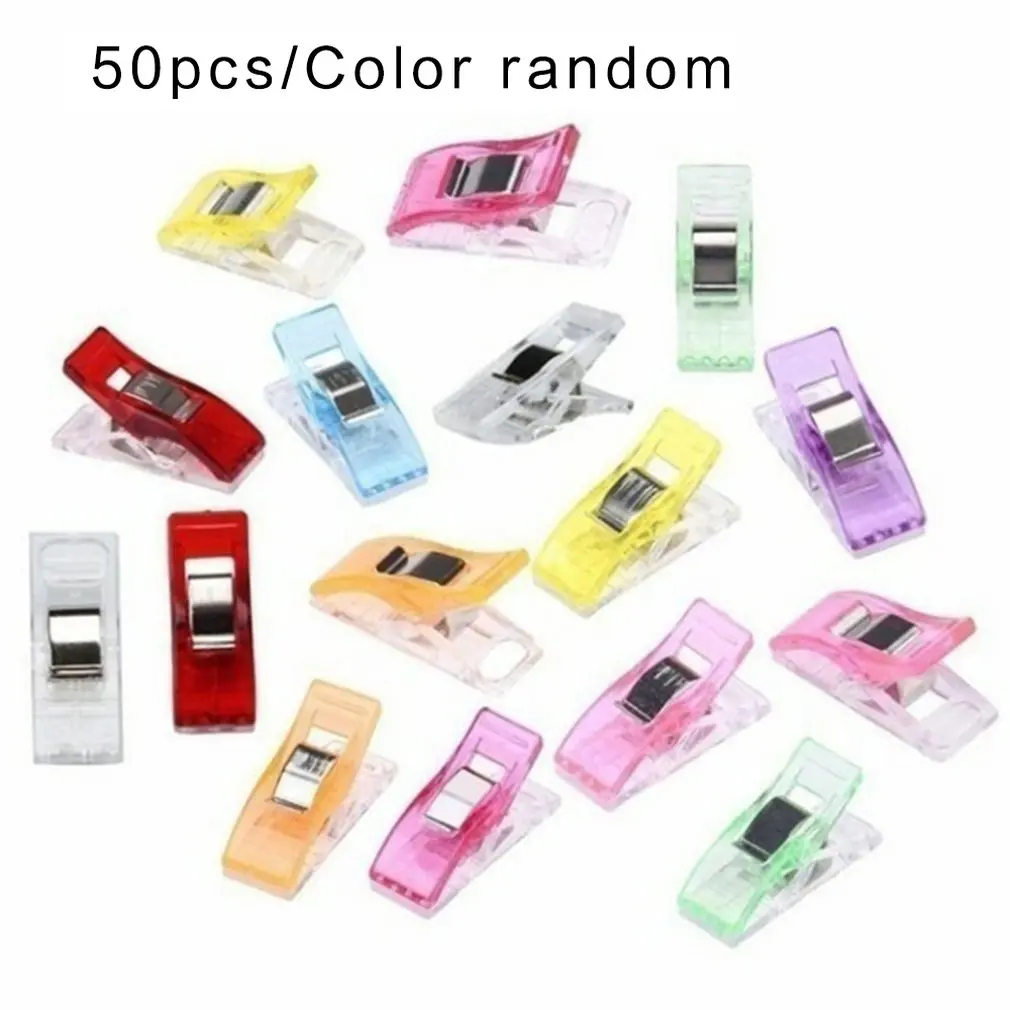 50/100Pcs Colorful Sewing Craft Quilt Binding Plastic Clips Clamps Pack For Patchwork Decoration Clamp Clothes Clip Sewing Tools
50/100Pcs Colorful Sewing Craft Quilt Binding Plastic Clips Clamps Pack For Patchwork Decoration Clamp Clothes Clip Sewing Tools