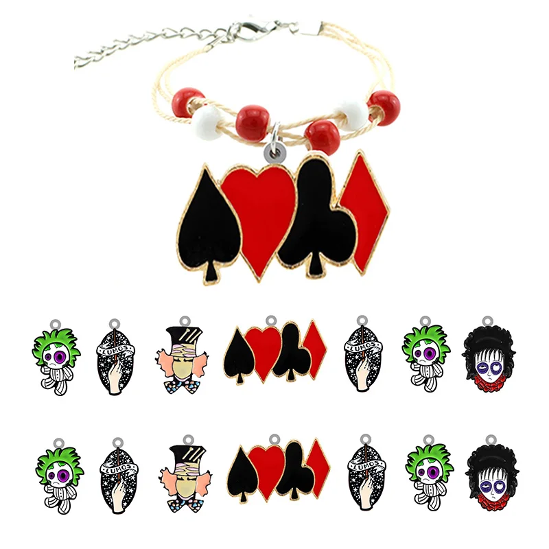 TAFREE Magician Anime Pattern Bracelet Red And White Beaded Rope Chain With Epoxy Resin Mini Variety Small Listing Hand Rope
TAFREE Magician Anime Pattern Bracelet Red And White Beaded Rope Chain With Epoxy Resin Mini Variety Small Listing Hand Rope