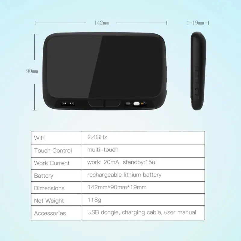 H18+ H18 Plus 2.4GHz Mini Wireless Keyboard With Full Touchpad Backlight Function Air Mouse Keyboards With Backlit For Android T
H18+ H18 Plus 2.4GHz Mini Wireless Keyboard With Full Touchpad Backlight Function Air Mouse Keyboards With Backlit For Android T