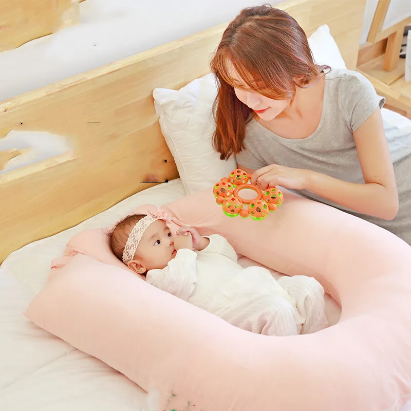 Multifunction Cotton Baby Portable Bed Foldable Newborn Baby Travel Crib U Shape Mummy Pillow Baby Supplies
Multifunction Cotton Baby Portable Bed Foldable Newborn Baby Travel Crib U Shape Mummy Pillow Baby Supplies