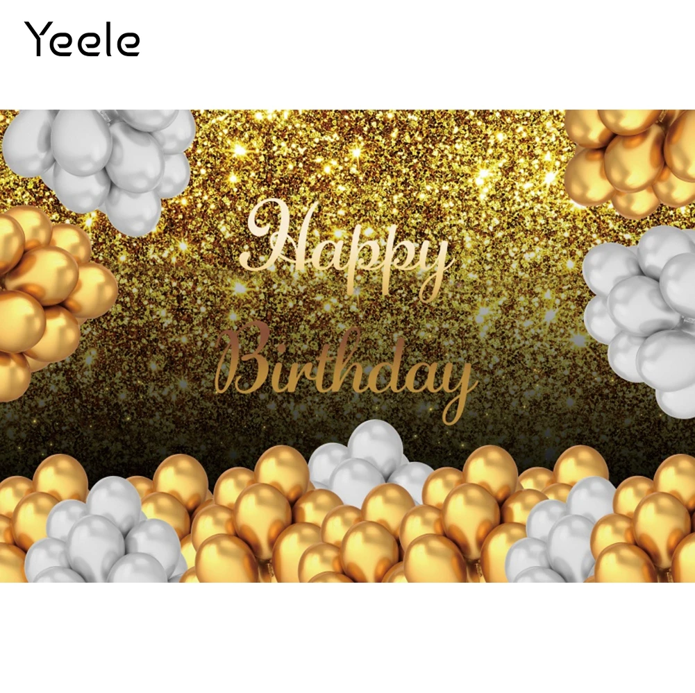 Yeele Gold Ballons Glitters Light Bokeh Adult Birthday Party Photography Backdrop Decoration Backgrounds For Photo Studio
Yeele Gold Ballons Glitters Light Bokeh Adult Birthday Party Photography Backdrop Decoration Backgrounds For Photo Studio