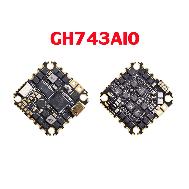 Flight Controller JHEMCU GH743AIO MPU6000 H743 OSD Dual BEC BLHELIS 40A 4in1 ESC 3-6S 30X30mm for RC FPV Racing Freestyle Drones
Flight Controller JHEMCU GH743AIO MPU6000 H743 OSD Dual BEC BLHELIS 40A 4in1 ESC 3-6S 30X30mm for RC FPV Racing Freestyle Drones