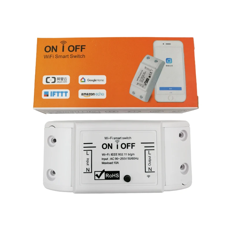 MOL Tuya Wireless Wifi Switch Remote Control Automation Module DIY Timer Smart Google Home 10A 220V AC 90-250V with Smart Life
MOL Tuya Wireless Wifi Switch Remote Control Automation Module DIY Timer Smart Google Home 10A 220V AC 90-250V with Smart Life