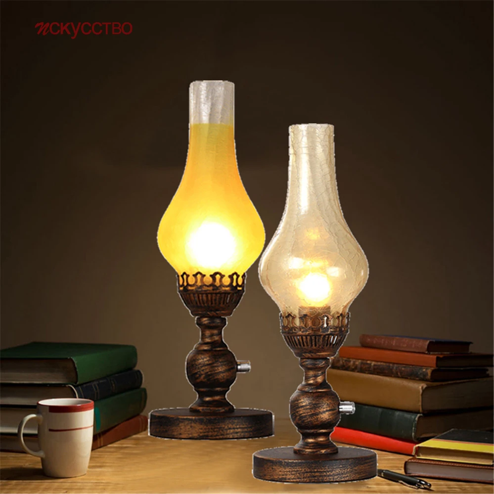 European style retro kerosene table lamp industrial coffee store bar desk decoration country loft bedroom bedside night light
European style retro kerosene table lamp industrial coffee store bar desk decoration country loft bedroom bedside night light