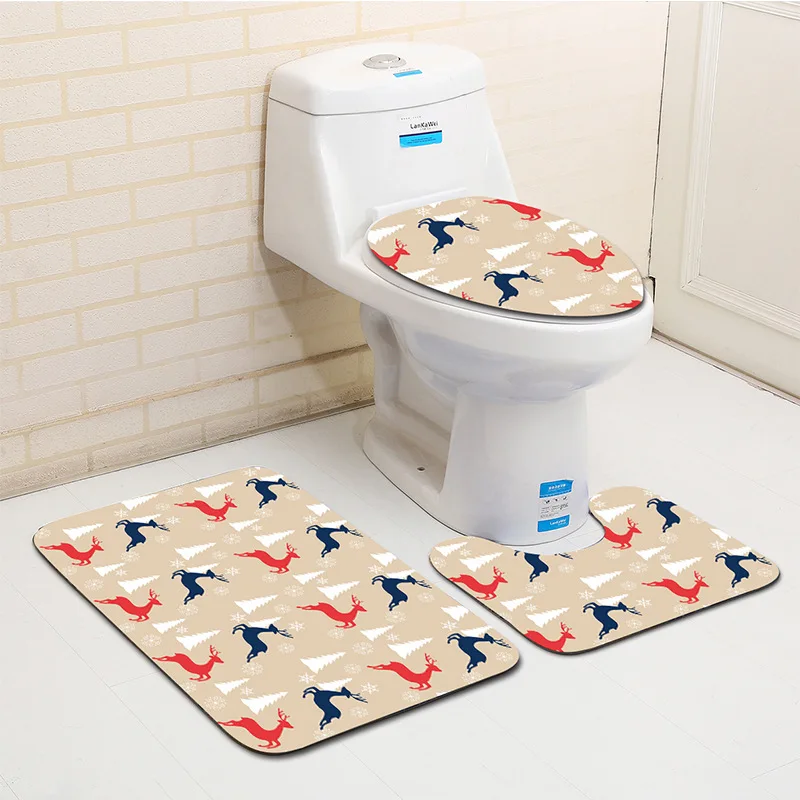 Microfiber 3Pcs Bathroom Carpets Set Non-slip Floor Mats Toilet Bath Mats Set Washable Pedestal Rug Toilet Lid Cover Bath Rugs
Microfiber 3Pcs Bathroom Carpets Set Non-slip Floor Mats Toilet Bath Mats Set Washable Pedestal Rug Toilet Lid Cover Bath Rugs