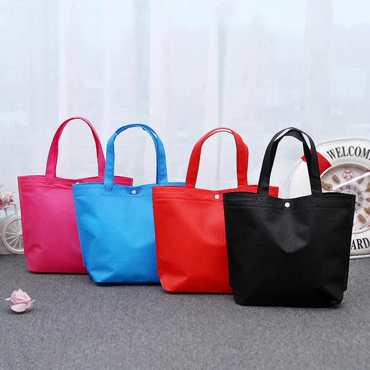 

recycle luxury tote bag eco big self button shopper bag string shopping market pink tote bag accept print your own logo