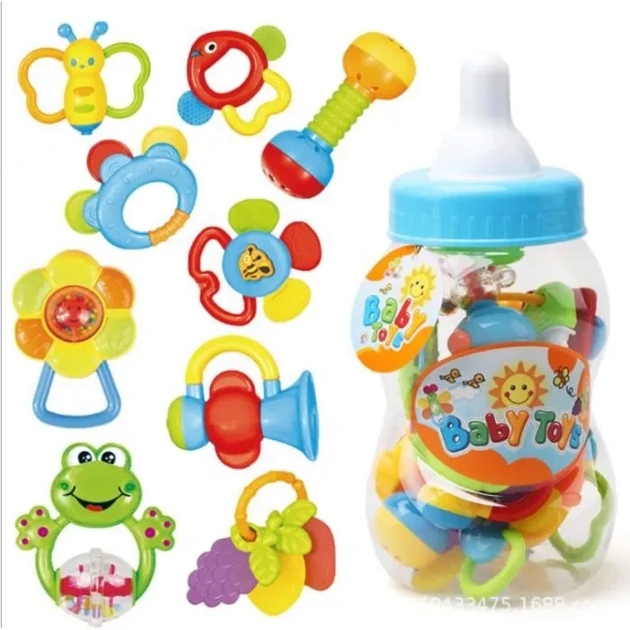 New Baby Rattle Teether Toy Set Teething Toy Grab Shaker Newborn Infant Early Educational Toy Pacifier for 0-3 Years Boys Girls
New Baby Rattle Teether Toy Set Teething Toy Grab Shaker Newborn Infant Early Educational Toy Pacifier for 0-3 Years Boys Girls