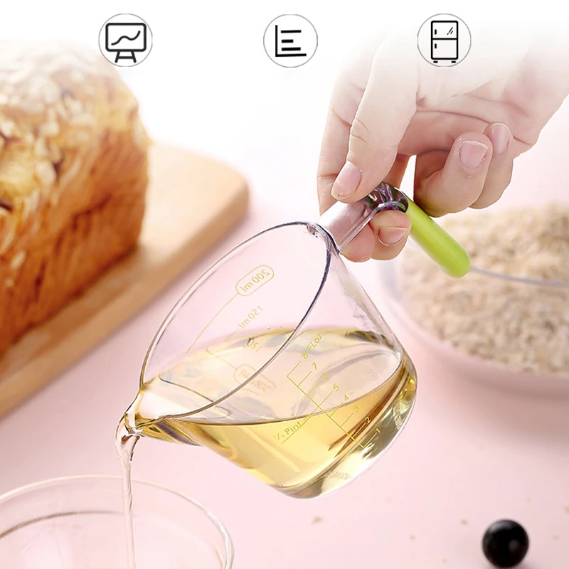 3 Cup Handle Water Milk Egg Scale Measuring Cup Mug Measurement Tool - Transparent Cup
3 Cup Handle Water Milk Egg Scale Measuring Cup Mug Measurement Tool - Transparent Cup