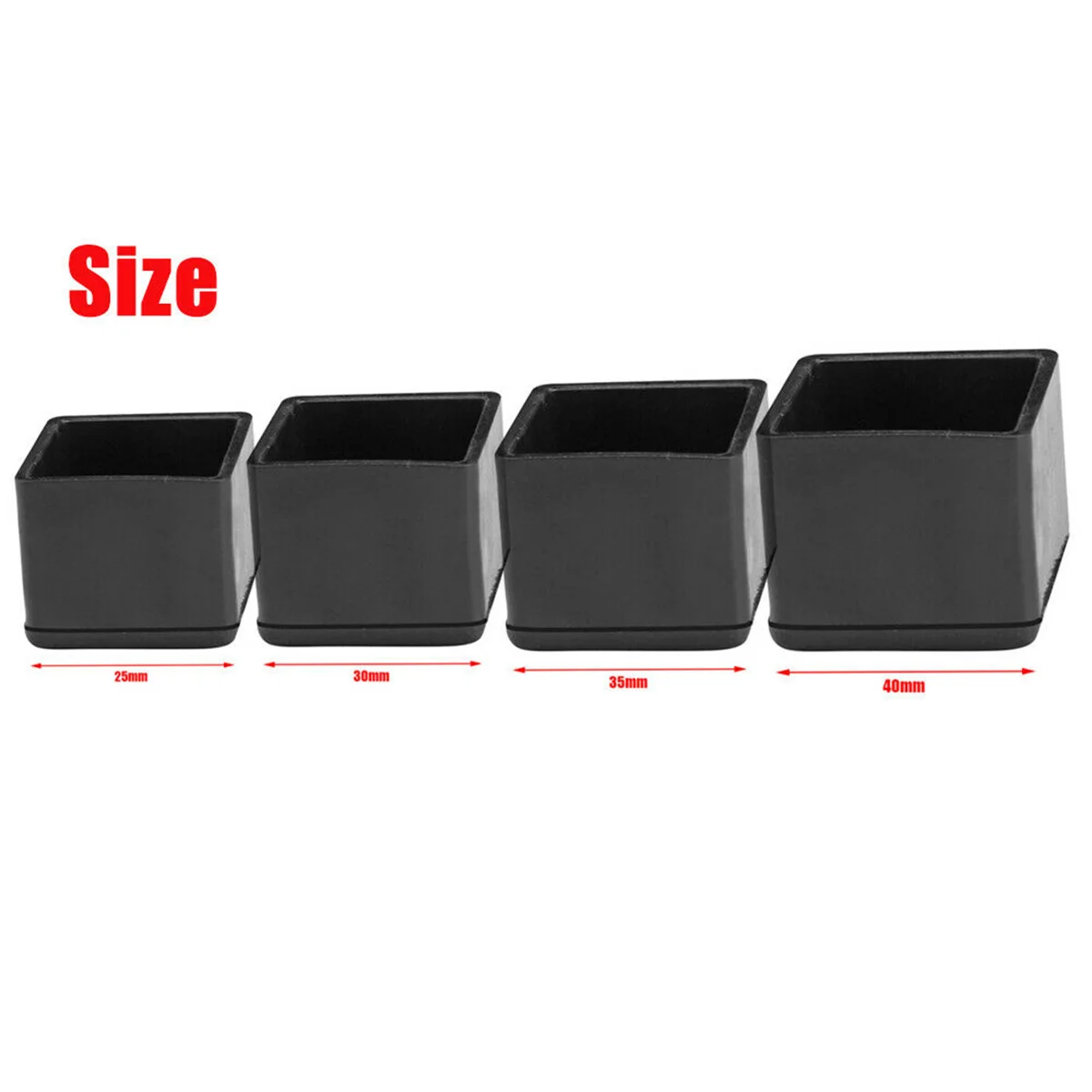 32pcs Silicone Chair Table Cover Chair Leg Furniture Feet Pads Floor Protectors 20*20mm/25*25mm/30*30mm/35*35mm/40*40mm
32pcs Silicone Chair Table Cover Chair Leg Furniture Feet Pads Floor Protectors 20*20mm/25*25mm/30*30mm/35*35mm/40*40mm