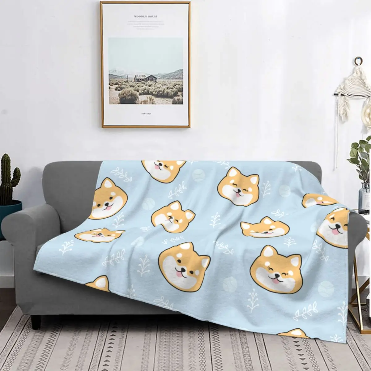 Manta de franela con caras de Shiba Inu para el hogar, mantas de franela para amantes de los perros, 125x100cm
Manta de franela con caras de Shiba Inu para el hogar, mantas de franela para amantes de los perros, 125x100cm