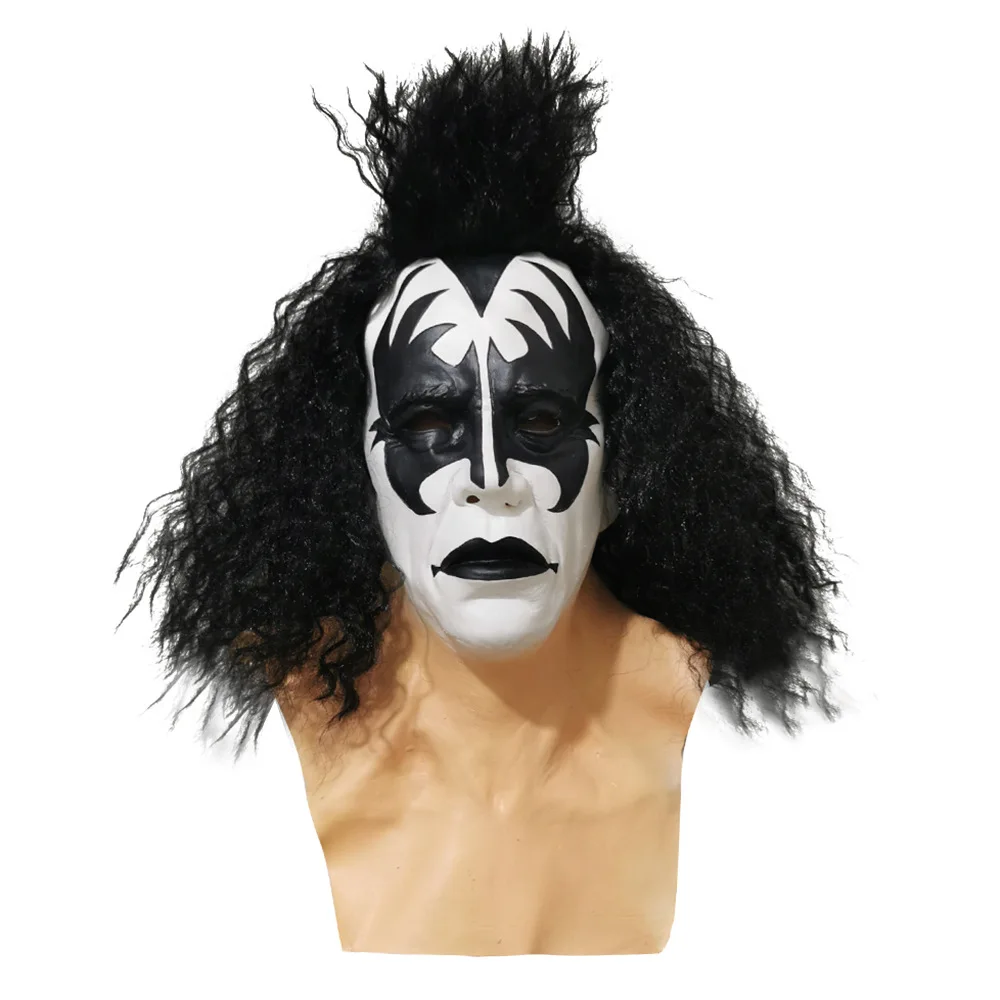 Kiss Gene Simmons Mask The Demon Costume Accessory Cosplay Masks Latex Mascaras Deluxe Halloween Mascarillas Face Masques Adults 
Kiss Gene Simmons Mask The Demon Costume Accessory Cosplay Masks Latex Mascaras Deluxe Halloween Mascarillas Face Masques Adults