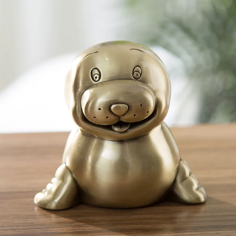 Creative Sea Lion Money Box Cute Child Piggy Bank Child Piggy Bank Christmas Birthday Gift Metal Crafts
Creative Sea Lion Money Box Cute Child Piggy Bank Child Piggy Bank Christmas Birthday Gift Metal Crafts