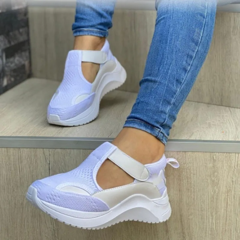 Women's Sneakers 2021 Autumn Fashion Hollow Woman Shoes Plus Size Outdoor Running Vulcanized Shoes Solid Buckle Women Wedges
Women's Sneakers 2021 Autumn Fashion Hollow Woman Shoes Plus Size Outdoor Running Vulcanized Shoes Solid Buckle Women Wedges