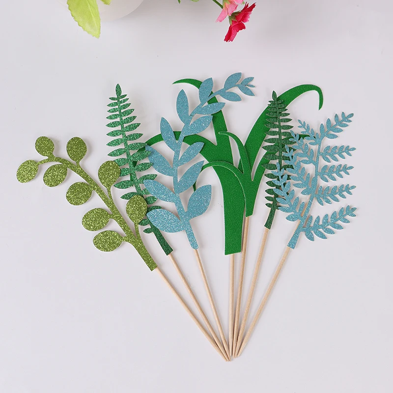 7 шт./компл. зеленые растения, топперы для торта, лазерные праздвечерние чные украшения для торта Birtay 
7 шт./компл. зеленые растения, топперы для торта, лазерные праздвечерние чные украшения для торта Birtay
