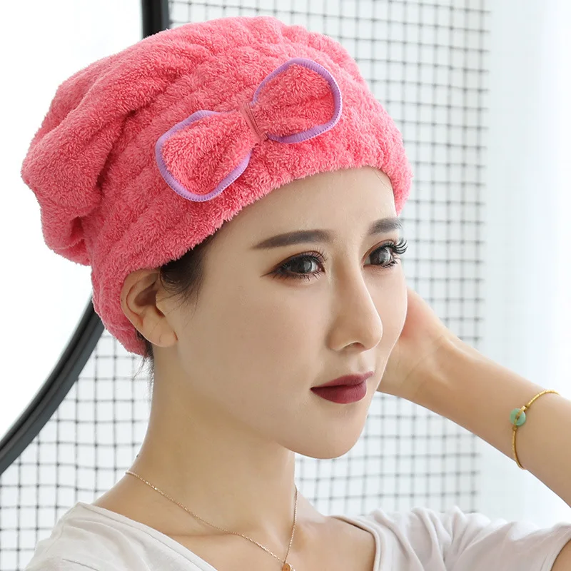 Cute Bowknot Shower Dry Hair Cap Thickened Wiping Hair Quick-Drying Absorbent Towel Soft And Comfortable Solid Color Shower Hat
Cute Bowknot Shower Dry Hair Cap Thickened Wiping Hair Quick-Drying Absorbent Towel Soft And Comfortable Solid Color Shower Hat