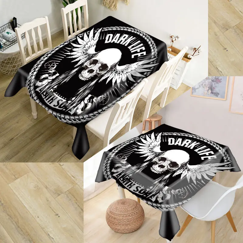 NEW Halloween Skull Party Tablecloth Gothic Decor Oxford Fabric Mantel Square/Rectangular Table Cover TV Covers Tea Tablecloth
NEW Halloween Skull Party Tablecloth Gothic Decor Oxford Fabric Mantel Square/Rectangular Table Cover TV Covers Tea Tablecloth