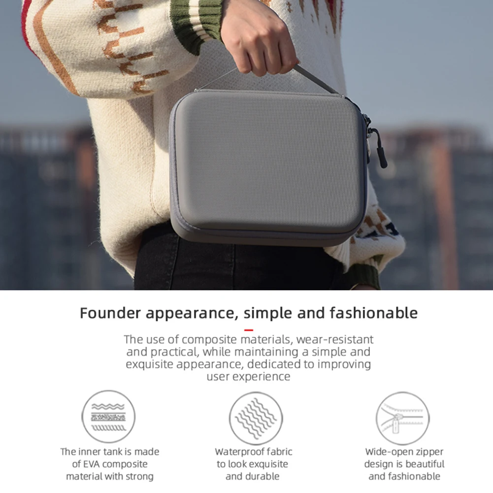 Portable Case Electronic Equipment Waterproof EVA Camera Storage Bag for Insta360 ONE X2 Portable Carrying Handbag
Portable Case Electronic Equipment Waterproof EVA Camera Storage Bag for Insta360 ONE X2 Portable Carrying Handbag