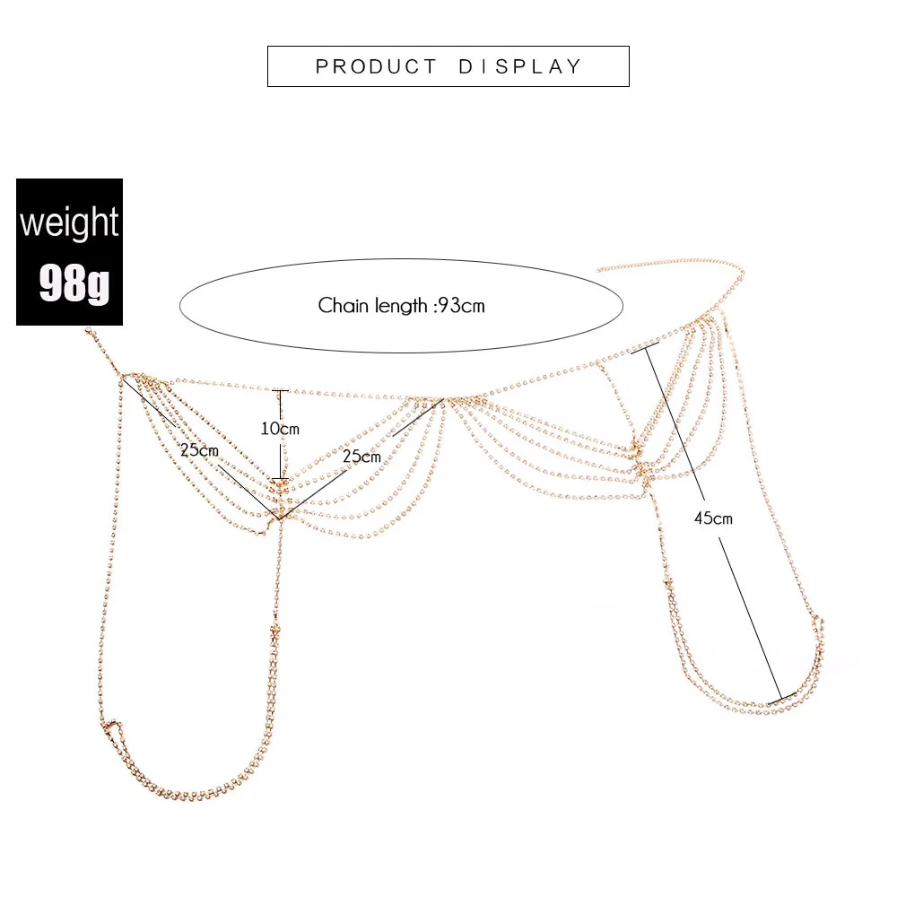 New Fashion Sexy Tassel Full Rhinestone Thigh Chain Trendy Women's Nightclub Rhinestone Body Chain Accessories
New Fashion Sexy Tassel Full Rhinestone Thigh Chain Trendy Women's Nightclub Rhinestone Body Chain Accessories