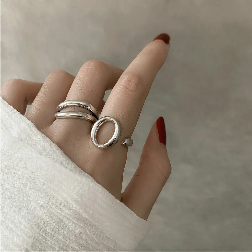 S925 Sterling Silver Rings for Women Fashion Simplicity Resizable Geometry Multilayer Party Ring Jewelry Accessories Wholesale
S925 Sterling Silver Rings for Women Fashion Simplicity Resizable Geometry Multilayer Party Ring Jewelry Accessories Wholesale