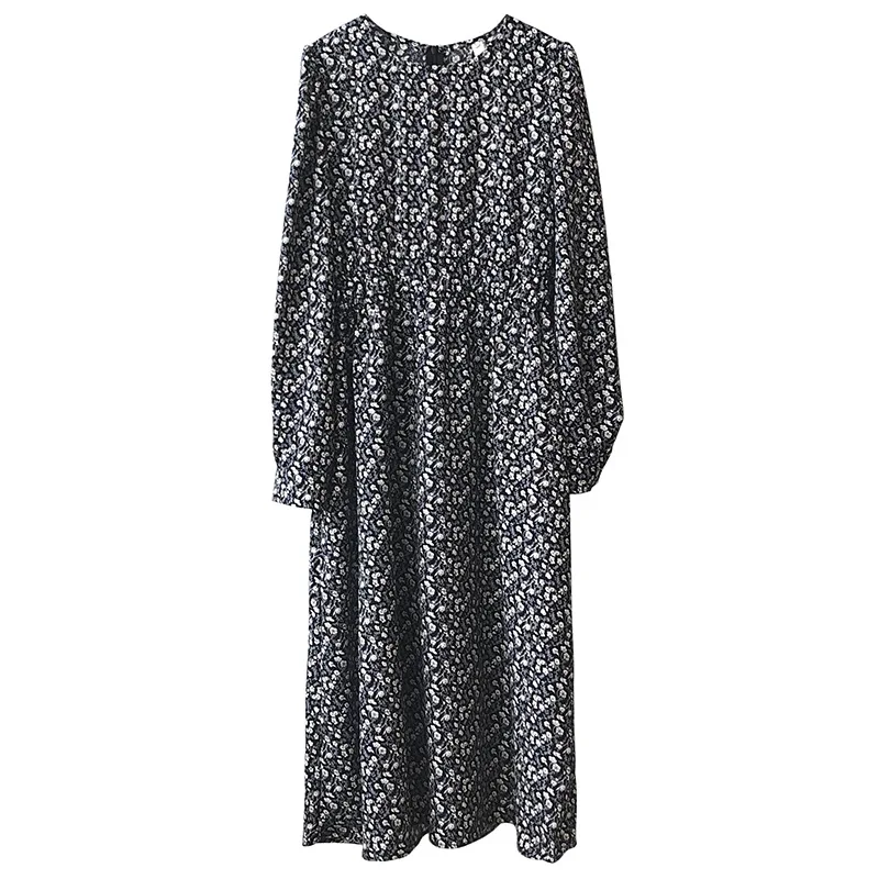 CMAZ 2021 Spring Floral Loose Long Dress Women O-neck Elegant Party Dresses Autumn Long Sleeve Elastic Waist Midi Vestidos 9013# 
CMAZ 2021 Spring Floral Loose Long Dress Women O-neck Elegant Party Dresses Autumn Long Sleeve Elastic Waist Midi Vestidos 9013#
