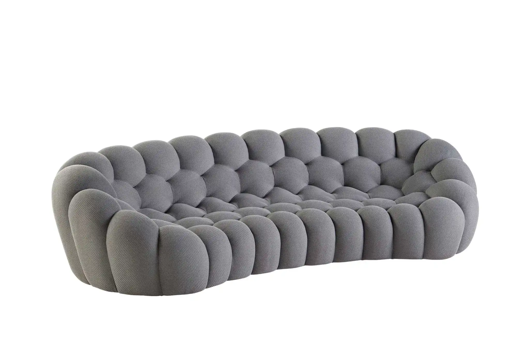 Modern Fabric Upholstery Curved 2 or 3 or 4 Seat Bubble Sofa American Luxury Technology Cloth Modern Living Room Sofa
Modern Fabric Upholstery Curved 2 or 3 or 4 Seat Bubble Sofa American Luxury Technology Cloth Modern Living Room Sofa