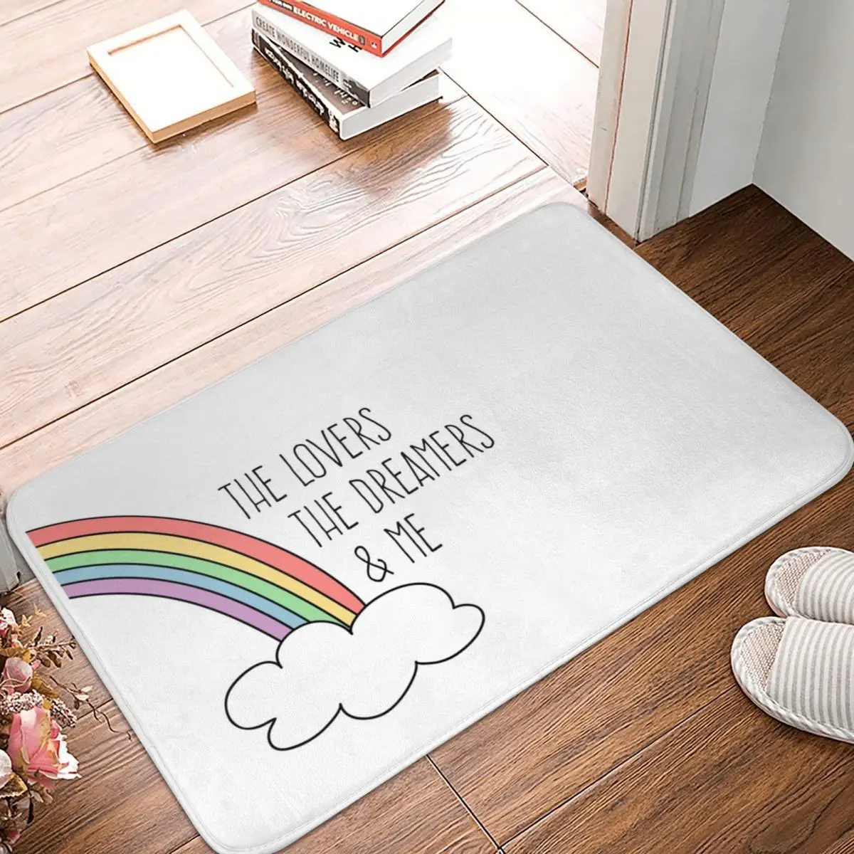 Rainbow Doormat Carpet Mat Rug Polyester PVC Anti-slip Floor Decor Bath Bathroom Kitchen Living Room 40*60
Rainbow Doormat Carpet Mat Rug Polyester PVC Anti-slip Floor Decor Bath Bathroom Kitchen Living Room 40*60