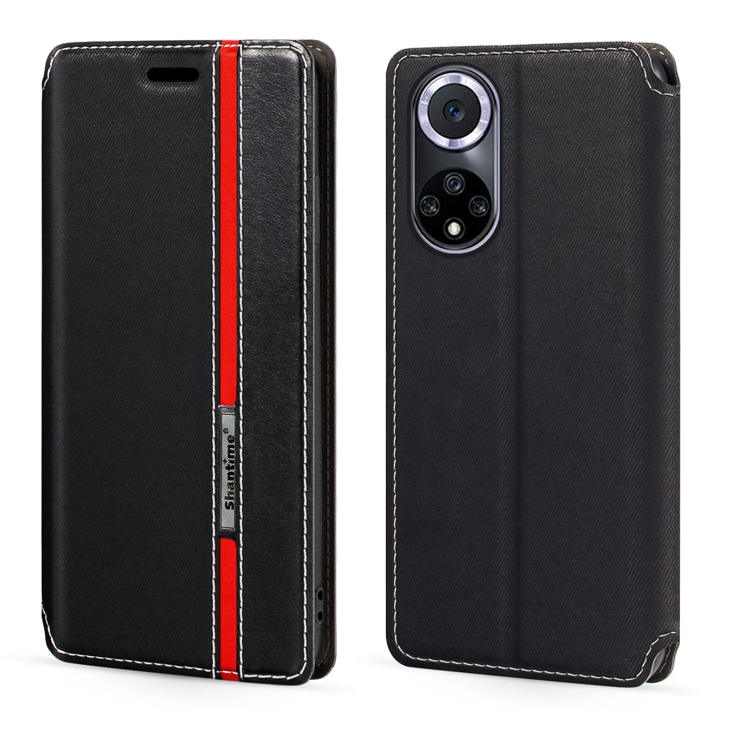 

For Huawei Nova 9 Case Fashion Multicolor Magnetic Closure Leather Flip Case Cover with Card Holder 6.57 inches