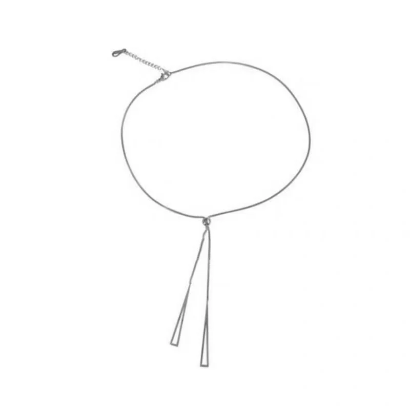 Trendy Jewelry Chain Necklace Simplly Design Hot Selling Metal Alloy Double Thin Triangle Pendant Necklace For Women Girl Gift
Trendy Jewelry Chain Necklace Simplly Design Hot Selling Metal Alloy Double Thin Triangle Pendant Necklace For Women Girl Gift