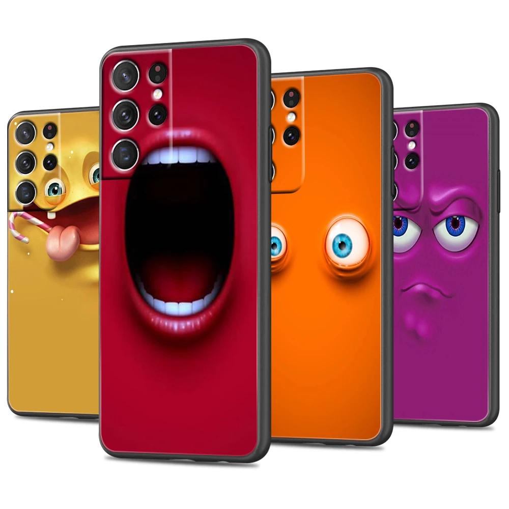 Funny Face Cartoon For Samsung Galaxy S22 S21 Ultra S20 FE Lite S10 S9 S8 Plus 5G Silicone Soft Black Phone Case
Funny Face Cartoon For Samsung Galaxy S22 S21 Ultra S20 FE Lite S10 S9 S8 Plus 5G Silicone Soft Black Phone Case