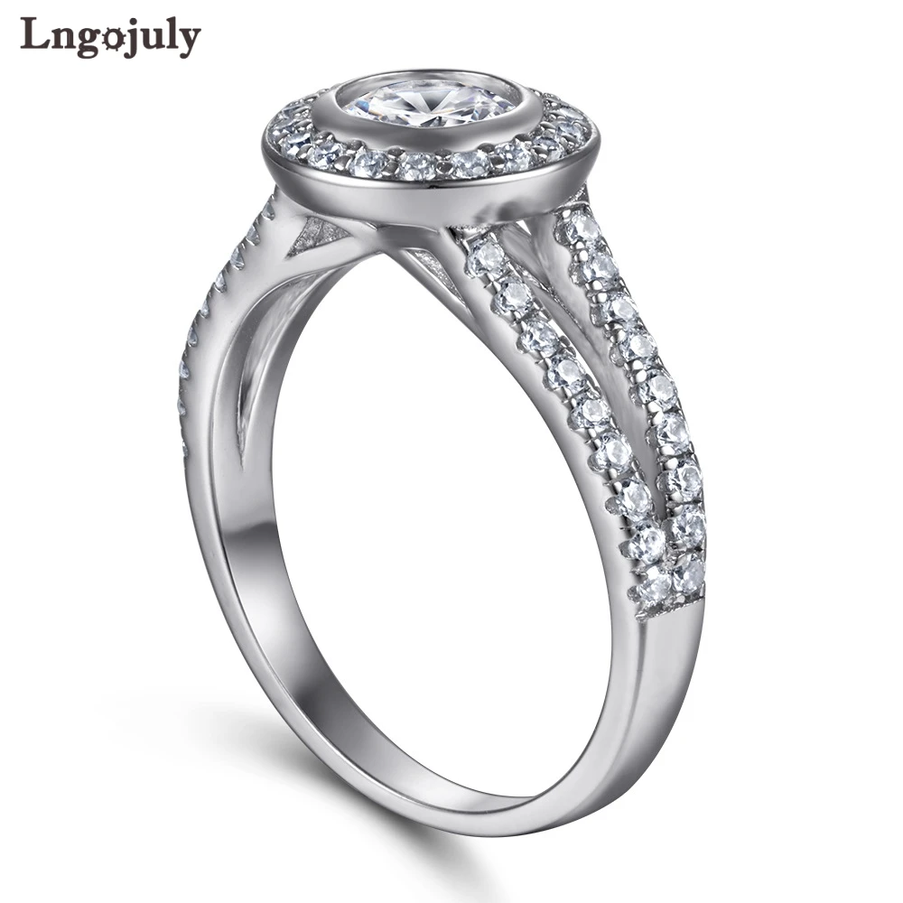 Fine Jewelry Ring Pure 925 Sterling Silver Ring Zirconia Rhinestone Lover Wedding Finger Ring For Bride 925 Silver Jewelry Gift
Fine Jewelry Ring Pure 925 Sterling Silver Ring Zirconia Rhinestone Lover Wedding Finger Ring For Bride 925 Silver Jewelry Gift