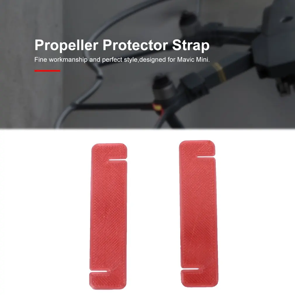 2Pcs RC Drone TPU Propeller Stabilizer Protector Fixing Strap Blade Fixer Binding Belt for Mavic Mini Drone Accessories-Red 
2Pcs RC Drone TPU Propeller Stabilizer Protector Fixing Strap Blade Fixer Binding Belt for Mavic Mini Drone Accessories-Red