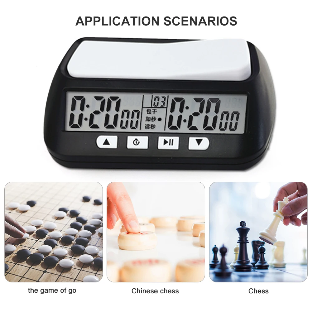 Professional Chess Clock Digital Watch Count Up Down Timer Board Game Stopwatch Digital Count Down Up Chess Game Stopwatch
Professional Chess Clock Digital Watch Count Up Down Timer Board Game Stopwatch Digital Count Down Up Chess Game Stopwatch