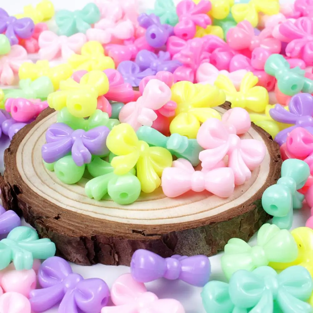 30Pcs/Lot 20mm Mixed Color Bow-Knot Beads Cute Acrylic Loose Spacer Beads For Necklace Bracelet DIY Jewelry Making Supplies
30Pcs/Lot 20mm Mixed Color Bow-Knot Beads Cute Acrylic Loose Spacer Beads For Necklace Bracelet DIY Jewelry Making Supplies