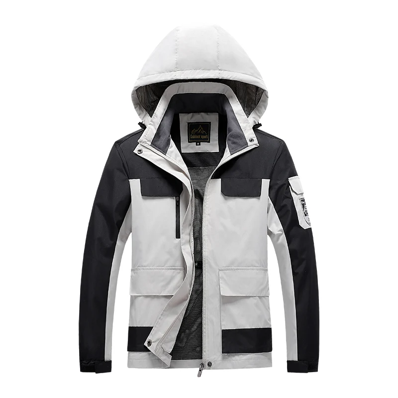 Plus Size 7XL 8XL Summer Jacket Men Hooded Thin Outerwear Coats Multi Pockets Breathable Mountain Climbing Windbreakers Jackets
Plus Size 7XL 8XL Summer Jacket Men Hooded Thin Outerwear Coats Multi Pockets Breathable Mountain Climbing Windbreakers Jackets