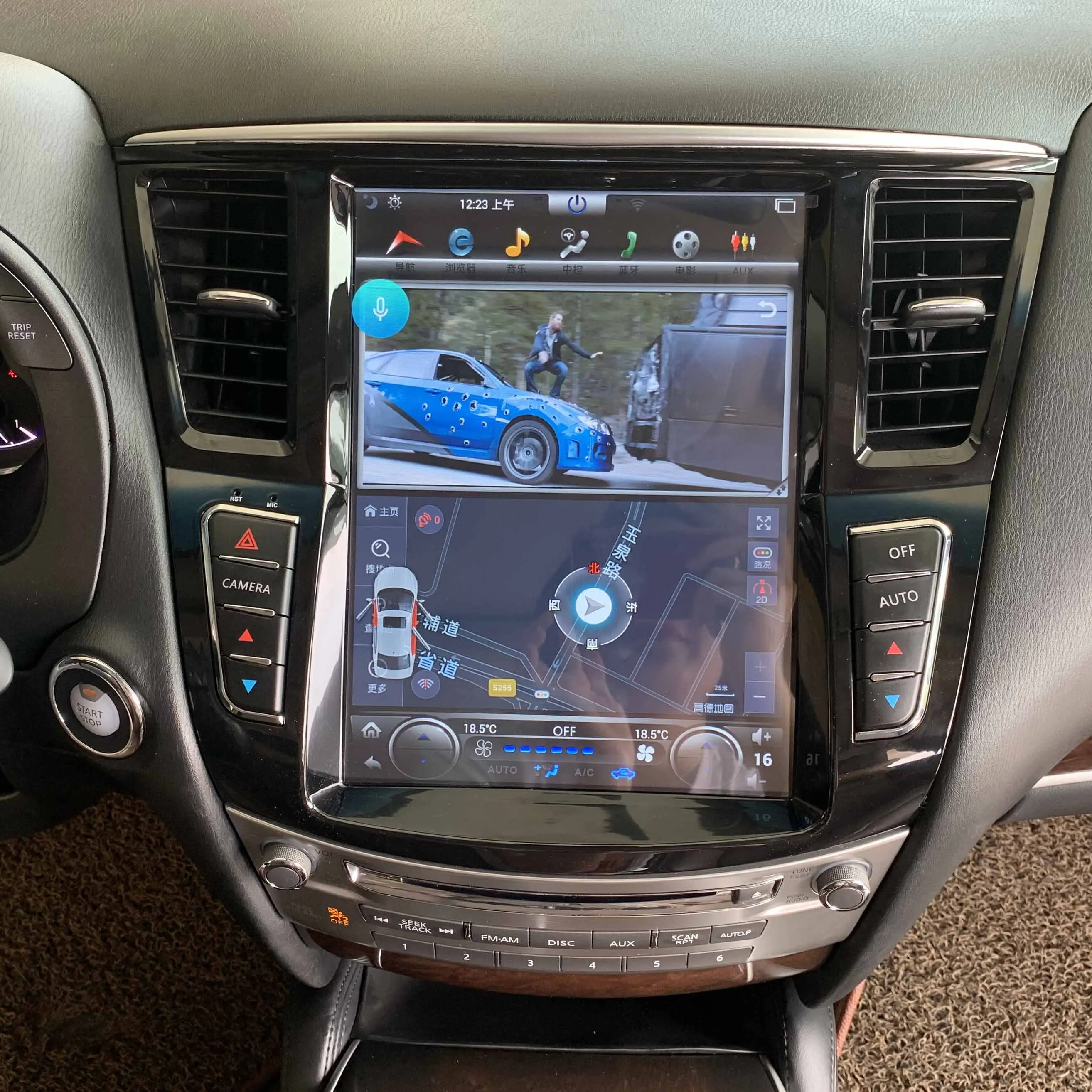 Автомобильный DVD плеер 12 1 дюйма Android 10 USB Wi Fi радио AM FM аудио видео мультимедиа GPS