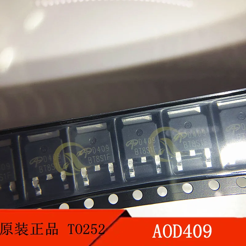 5PCS AOD409 patch TO252 silk-screen D409 26 a 60 v P channel MOSFET field-effect tube socket
5PCS AOD409 patch TO252 silk-screen D409 26 a 60 v P channel MOSFET field-effect tube socket