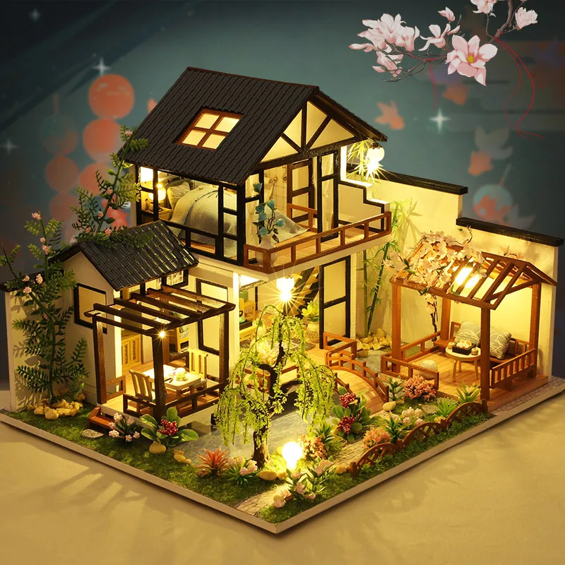 Cutebee DIY Dollhouse Miniature Diy Wooden Ancient Style Doll House Building Kit with Furniture Toys for Children Birthday Gifts
Cutebee DIY Dollhouse Miniature Diy Wooden Ancient Style Doll House Building Kit with Furniture Toys for Children Birthday Gifts