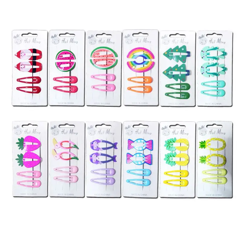 Lovely Printed Cute Fruit BB Clips Hairpins Girls Hair Accessories Children Headwear Baby Hair Clips Headdress
Lovely Printed Cute Fruit BB Clips Hairpins Girls Hair Accessories Children Headwear Baby Hair Clips Headdress